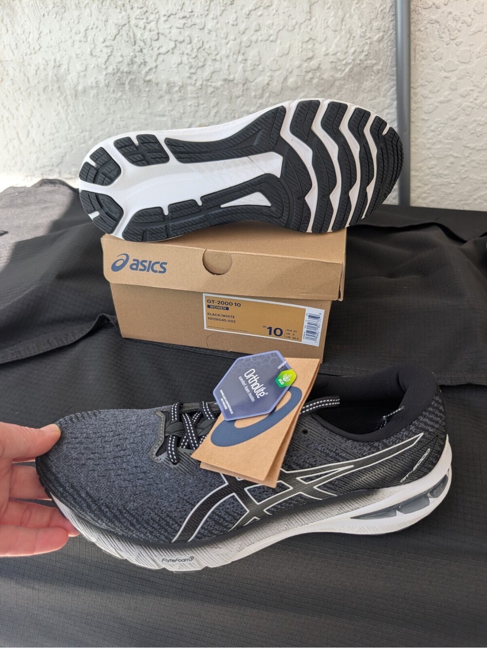 ASICS GT-2000 10 Women's Running Shoes Size 10 Black White 1012B045-002 NIB - Picture 2 of 14